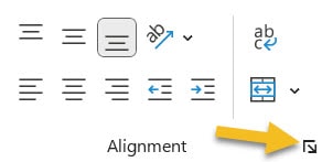 Alignment Settings - Used to apply the "Center Across Selection" effect. 