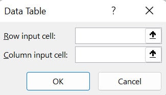 Data Table - Input Box