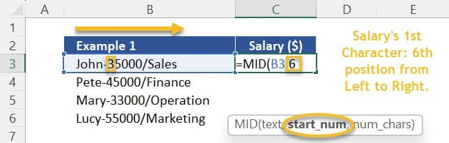 Identifying the “start number” argument.