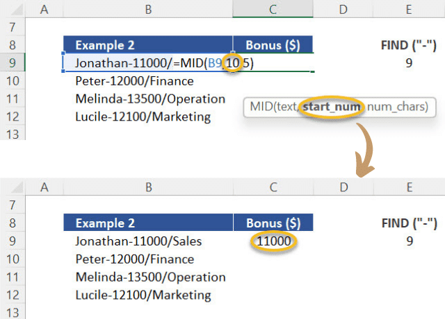 Manually adjusting the argument "Start Number" for the correct position.